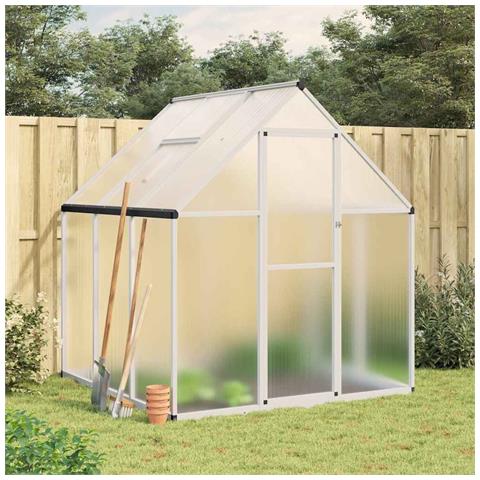 Telaio Serra con Base Argento 169x169x195 cm in Alluminio - Foto 2