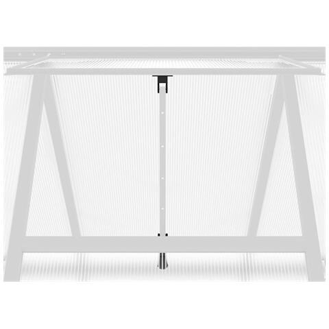 Telaio Serra con Base Argento 169x169x195 cm in Alluminio - Foto 9