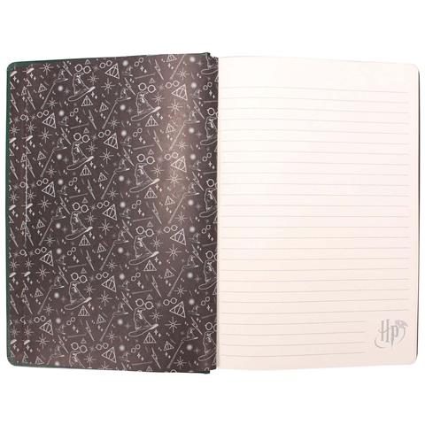 Bloc Notes A5 240 Pagine Modello Serpeverde Copertina Rigida, Verde - Foto 4