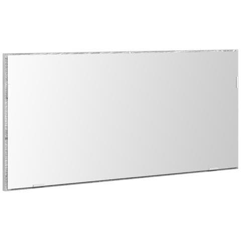 Mobile da bagno con specchio e luce LED Grigio Sonoma 80x37 cm - Foto 1