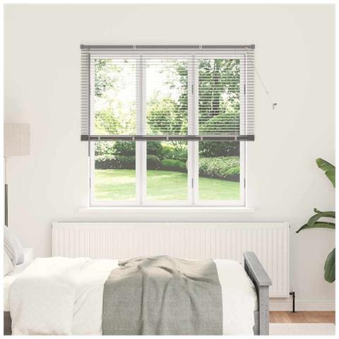 Tenda per Finestra con tende Manuale Argento Alluminio - Foto 2