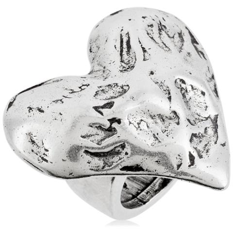 Anello Placcato Argento 925 ""cuore Di Pietra"" Misura 16 - Foto 1