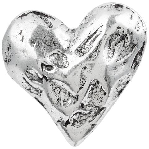 Anello Placcato Argento 925 ""cuore Di Pietra"" Misura 16 - Foto 2