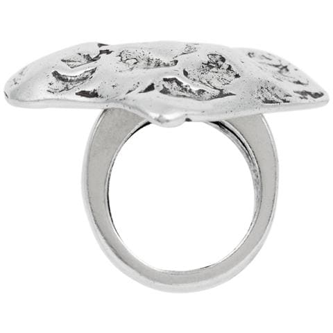 Anello Placcato Argento 925 ""cuore Di Pietra"" Misura 16 - Foto 4