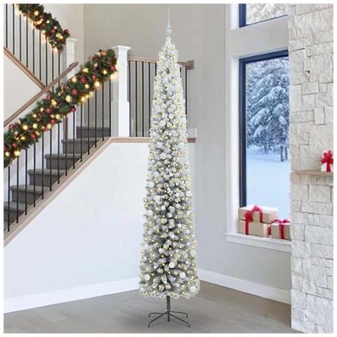 Albero di Natale artificiale con 300 LED Verde 300 cm - Foto 2