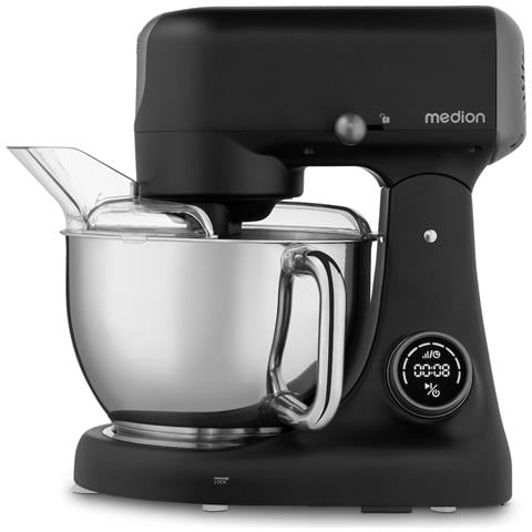 MD12600 robot da cucina 800 W 4,6 L Nero, Acciaio inox - Foto 11