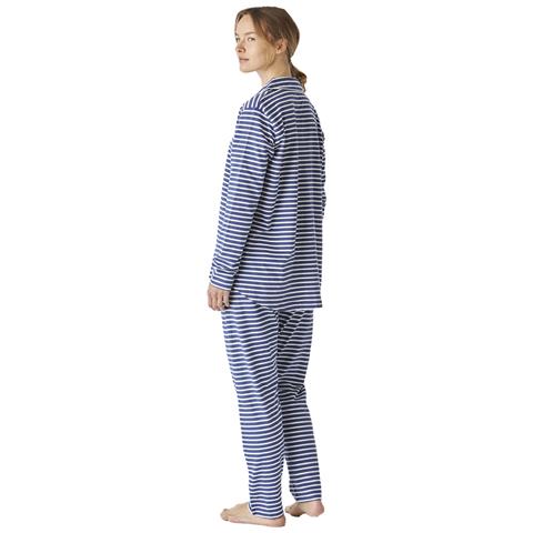 Pigiama Da Donna In Cotone A Maniche Lunghe Jjb3 - Foto 2