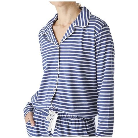 Pigiama Da Donna In Cotone A Maniche Lunghe Jjb3 - Foto 3