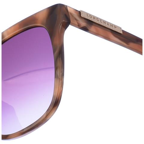 Occhiali Da Sole Quadrati Da Donna In Acetato Lo644s - Foto 3