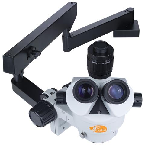 Mikroscopio Stereoscopico Trinoculare Neptune Pro Msnp-t-wdms1 - Testa Trinoculare, Zoom 7x-45x | Ottica Di Alta Qualità | Uso Professionale - Foto 2
