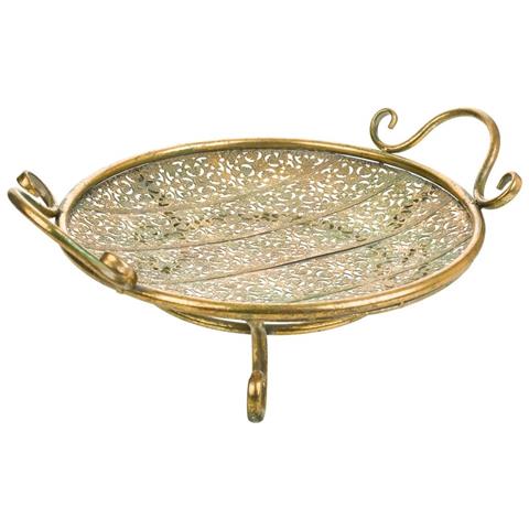 Centro Metallo Dorato 39x33x14h - Foto 1