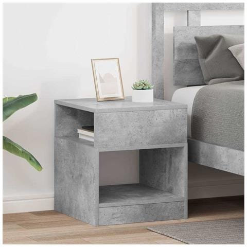 Tavolino 2 pcs Grigio cemento 40,5 x 40 x 45 cm - Foto 2