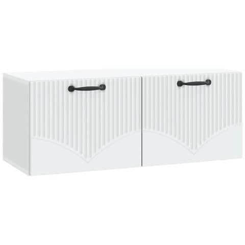 Mobile Porta TV da Muro Bianco 78,5 x 31 x 30 cm - Foto 1