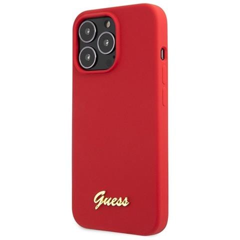 Guess Custodia In Silicone Vintage Gold Per Iphone 13 Pro Max - Rossa - Foto 2