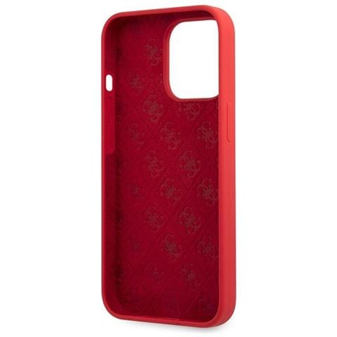 Guess Custodia In Silicone Vintage Gold Per Iphone 13 Pro Max - Rossa - Foto 7