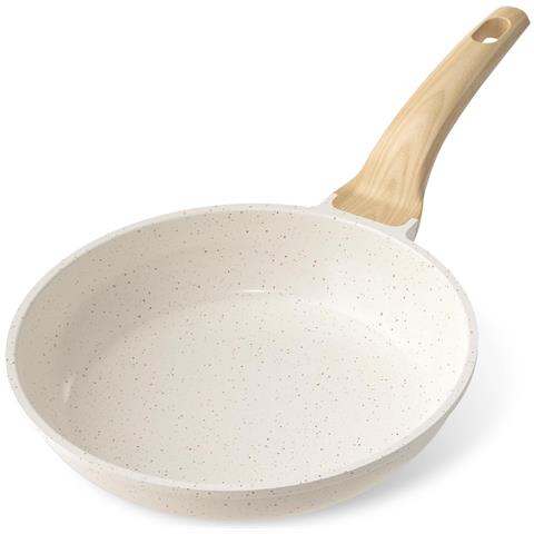 Padella BZDD-20RLW. 20 cm. 0.77 L. antiaderente. bianca - Foto 1