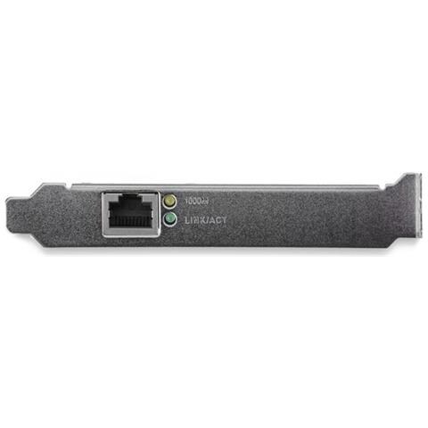 Scheda di Rete Ethernet ad 1 porta - Adattatore PCIe NIC Gbe doppio profilo 802.3a / n 10/100/1000 Mbps - Foto 2