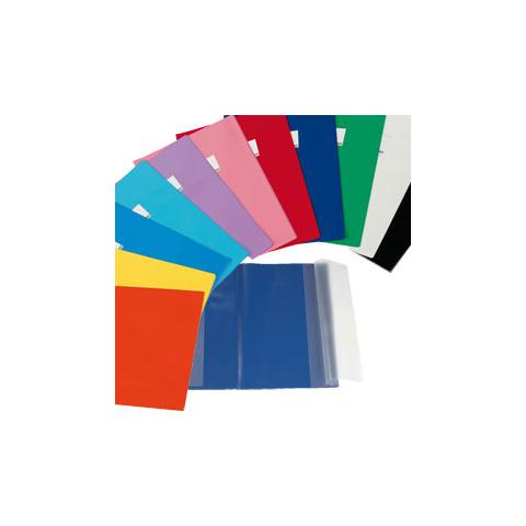 Copriquaderno in PVC Laccato Azzurro scuro 21x27.7 cm - Foto 1