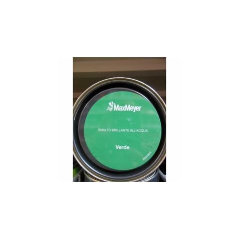 Smalto Acrilico All'Acqua Pronto All'Uso, Finitura Brillante, Latta Da 500 Ml, Resa 3,5-5,5 Mq Verde - Foto 1