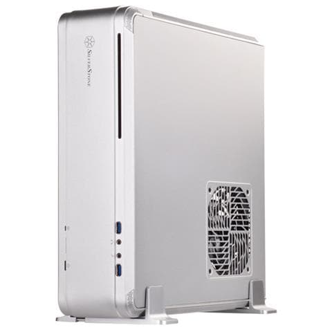 SST-FTZ01S Fortress FTZ01 Case Mini ITX - Argento - Foto 1