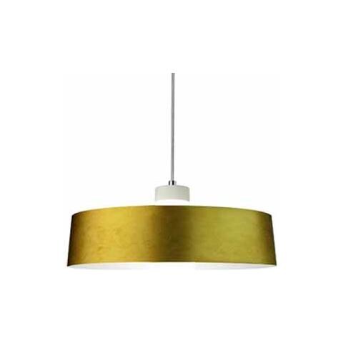 Lampadario Moderno Pendente 1mt Diffusore Acrilico E Piastra Led Smd 7w 4000k 120° 400lm Gold Metal Ø340mm Vt-7666 - Sku 3932 - Foto 2