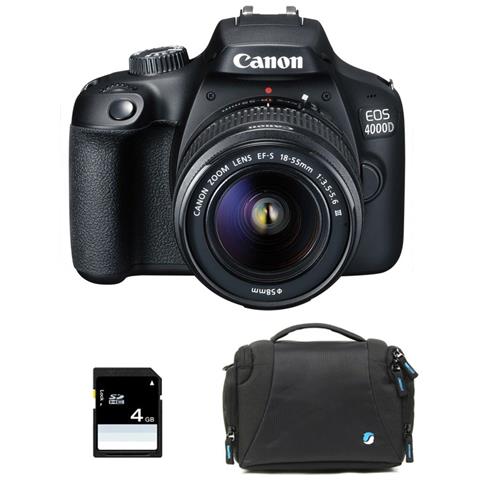 Eos 4000D + 18-55 Iii + Borsa + 4Gb Sd - Foto 2