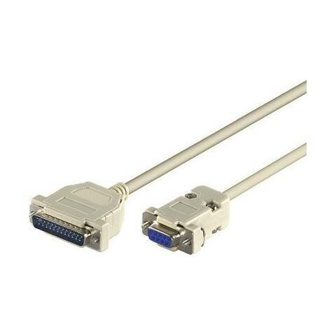 Ibm029-2 Cavo Seriale Grigio 1,8 M Db25 Db9 (serial Printer Cable, 1.8m - Db9-db 25 Female - Male - Serial - Foto 1