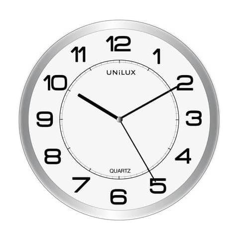 Orologio Da Parete Magnetico Al Quarzo Magnet Ø 30,5 Cm Grigio Metallizzato - 400094406 - Foto 1