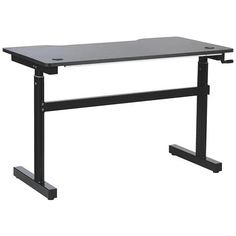 Scrivania Da Gaming Regolabile E Luci Led Rgb 120 X 60 Cm Nero Durbin - Foto 12