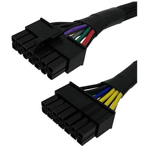 24-14 Pin Atx Lenovo Cavo Adattatore Scheda Madre Q77 B75 A75 Q75 Alimentatore 30 Centimetri - Foto 2