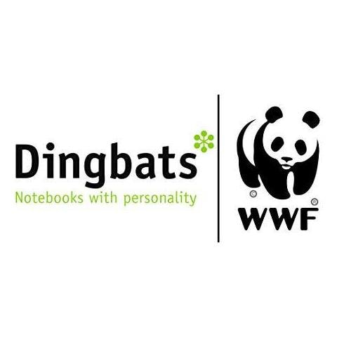 Simboli Wildlife Media A5 Rilegato Notebook - Pu Leather Microforato 100gsm Crema Pages Tasca Interna Elastico Di Chiusura Porta Penne Segnalibro (punteggiato Black Duck) - Foto 2