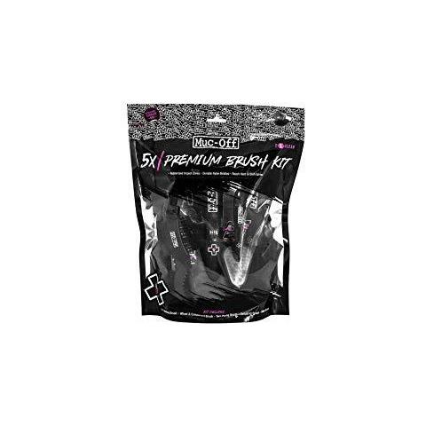 Muc-off 5 Pezzi Premium Brush Kit - Include 5 Bike Pulizia Spazzole Con Setole In Nylon Durevoli Maniglie Ed Ergonomico Gommati Per Minimizzare Limpatto - Foto 1