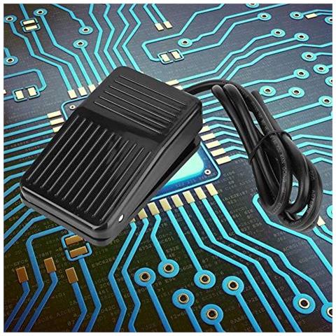 Interruttore A Pedale Tfs-01 220v Ac 10a Anti-slip Momentaneo Di Controllo Pedale Interruttore Di Comando Di Nero (1m 3.3ft)  - Foto 4