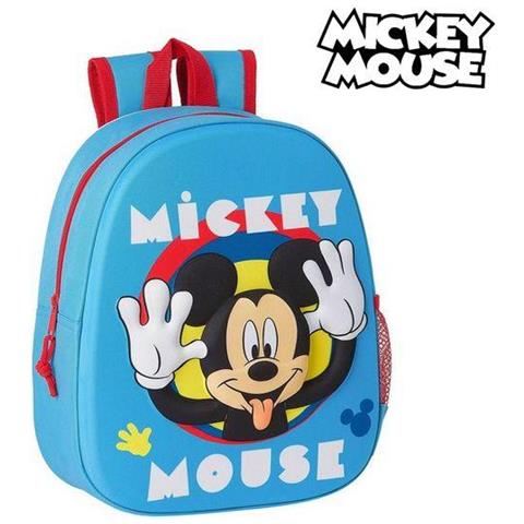 Zaino Per Bambini 3d Mickey Mouse Azzurro Chiaro - Foto 1