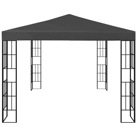 Gazebo con Stringa di Luci LED 3x4 m Antracite - Foto 10