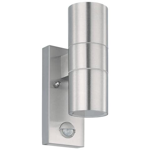 Lampada a LED Sensore da Parete Esterna Riga 5 2x3W Acciaio Inox - Foto 2