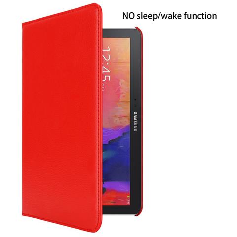 Cadorabo Custodia Per Tablet Compatibile Con Samsung Galaxy Note 2014 / Tab Pro (10.1"" Zoll) T520 / T525 In Rosso Papavero - Coperchio Protettivo Senza Auto Wake Up, Con Funzione Stand E Chiusura A Fascia Elastica - Foto 2