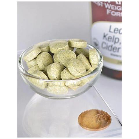 Lecitina, Kelp, B6 E Aceto Di Sidro 240 Compresse Swanson Health Products - Foto 2