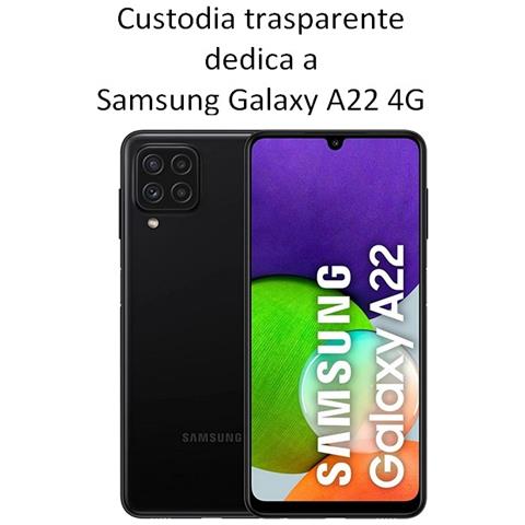 Ultra Slim Custodia Tpu Silicone 0,3mm Cover Case Per Samsung Galaxy A22 4g A225 Trasparente - Foto 2