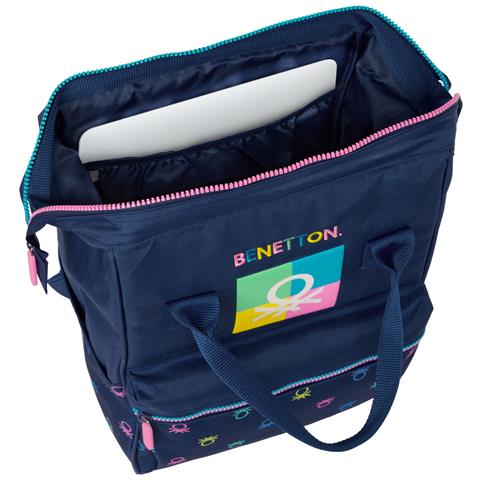 Zaino Per Portatile Cool Blu Marino 27 X 40 X 19 Cm - Foto 2
