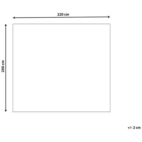 Copriletto Cotone Tortora 220 X 200 Cm Lindula - Foto 2