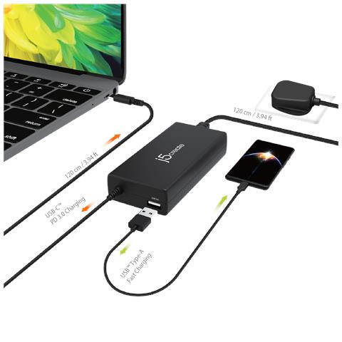 JUP2290C-FN Super caricature PD USB-C® a 100 W - UK - Foto 2