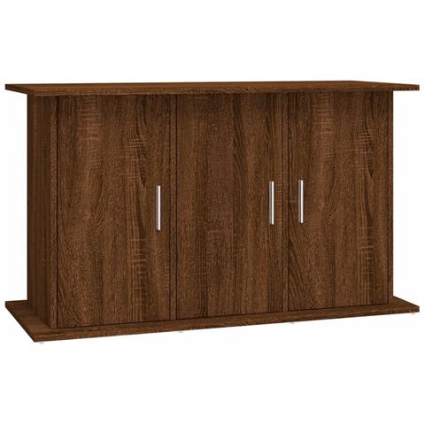 Supporto Acquario 101x41x58 Cm Legno Multistrato Rovere Marrone - Foto 1