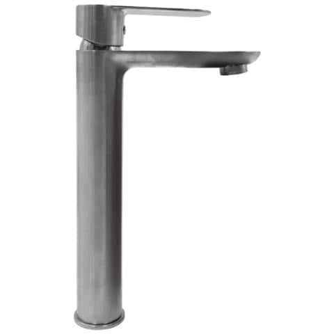 Miscelatore Rubinetto Oceania Per Lavabo Con Bocca Alta In Ottone Nickel Spazzolato - Foto 1