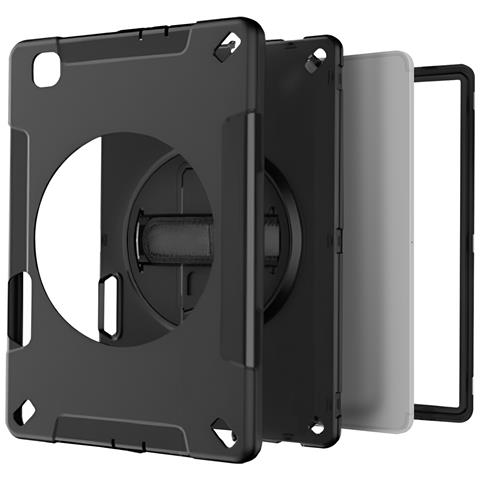 Cover Per Ipad Air 13 2024 / 13 2025 Antishock Manico Cavalletto, Nero - Foto 2