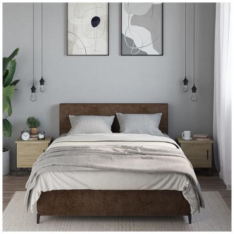 Comodini Rovere Sonoma 2 Pz 40x30x40 Cm In Legno Multistrato - Foto 3