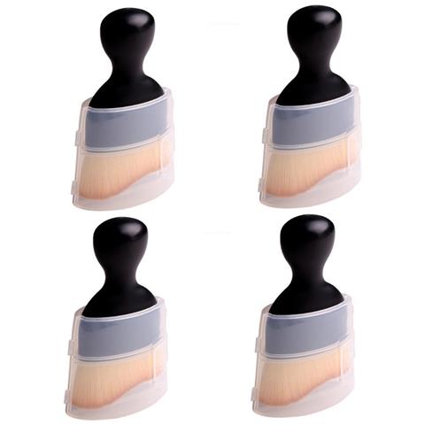 Confezione Da 4 Spazzole Morbide Per La Pulizia Degli Interni Dell'auto Black - Foto 1