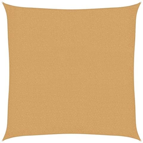 Vela Parasole 160 G /m Quadrata Sabbia 3,6x3,6 M In Hdpe - Foto 1