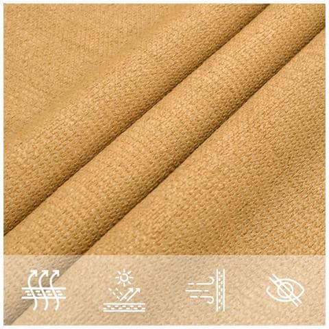 Vela Parasole 160 G /m Quadrata Sabbia 3,6x3,6 M In Hdpe - Foto 10