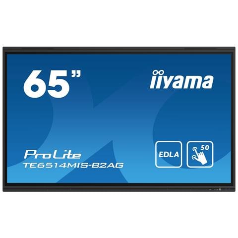 Te6514mis-b2ag 165,1cm (65 Zoll) Touch Display - Iiware 12e - Edla - Google Gms Apps - Android 13 - 50-points Puretouch Ir+ Mit Zero Bonding - 3840x2160 (te6514mis-b2ag) - Foto 1